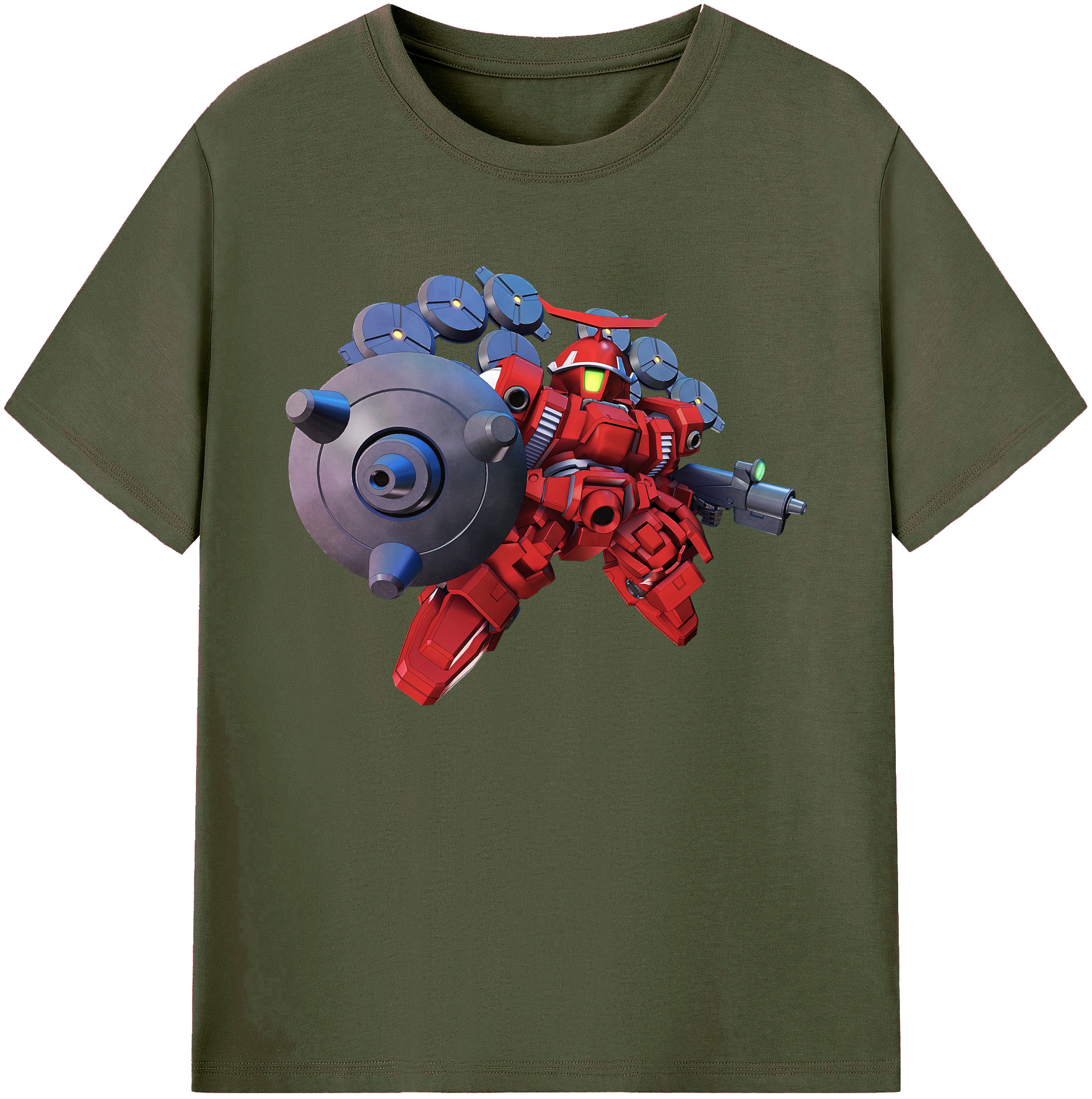（画像用） 機動戦士ガンダム Mobile Suit Gundam 綿100％ メンズ半袖Tシャツ｜肌触りやわらか＆通気性